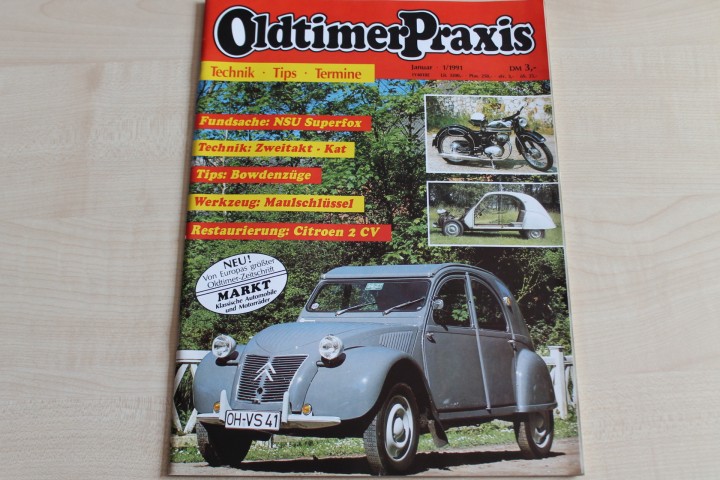 Deckblatt Oldtimer Praxis (01/1991)